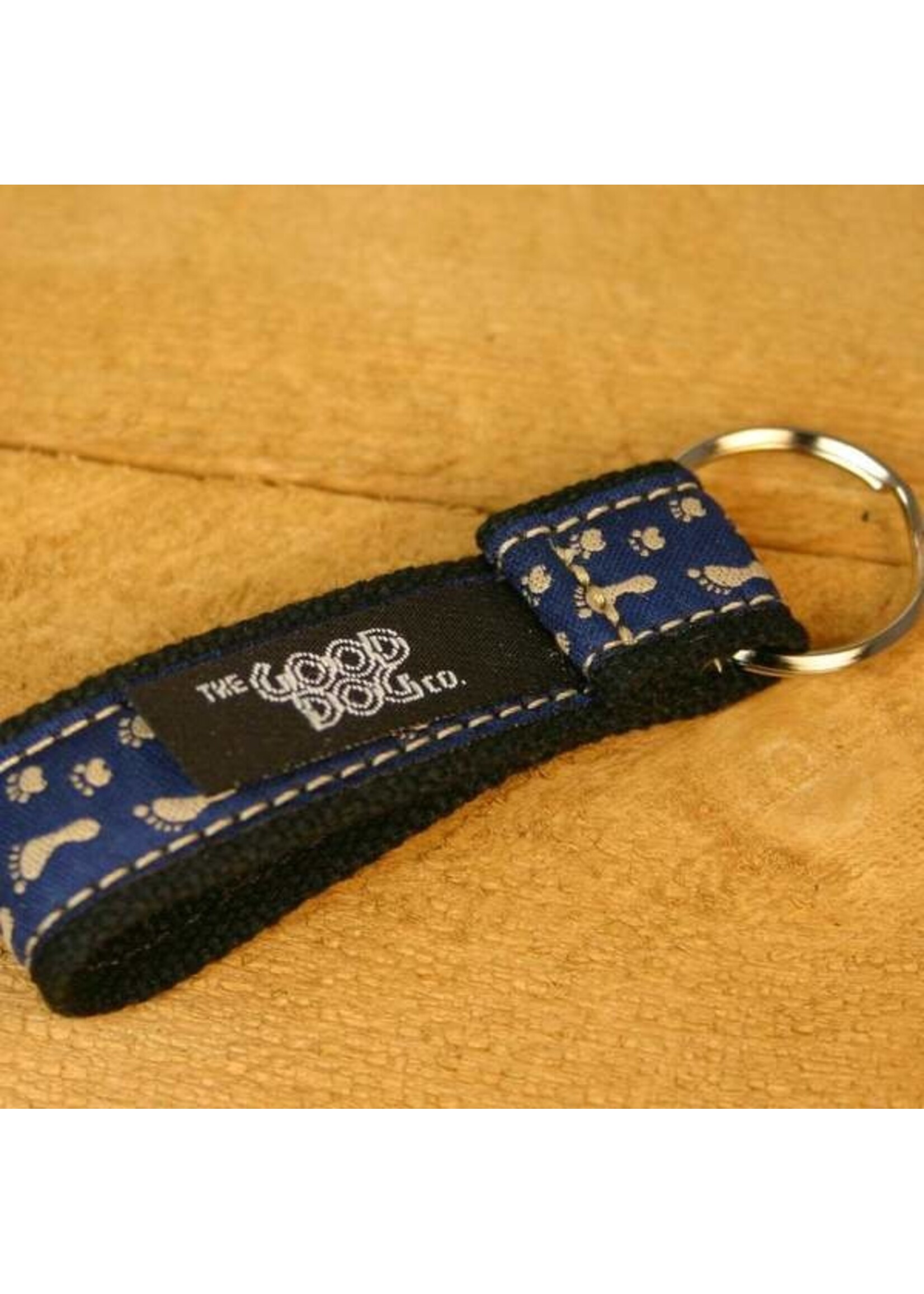 The Good Dog Company Best Friends Keychain Blue Paws