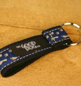 The Good Dog Company Best Friends Keychain Blue Paws