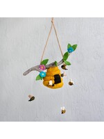 The Winding Road Wool Mobile - Bees
