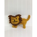 The Winding Road Wool Lion Ornament