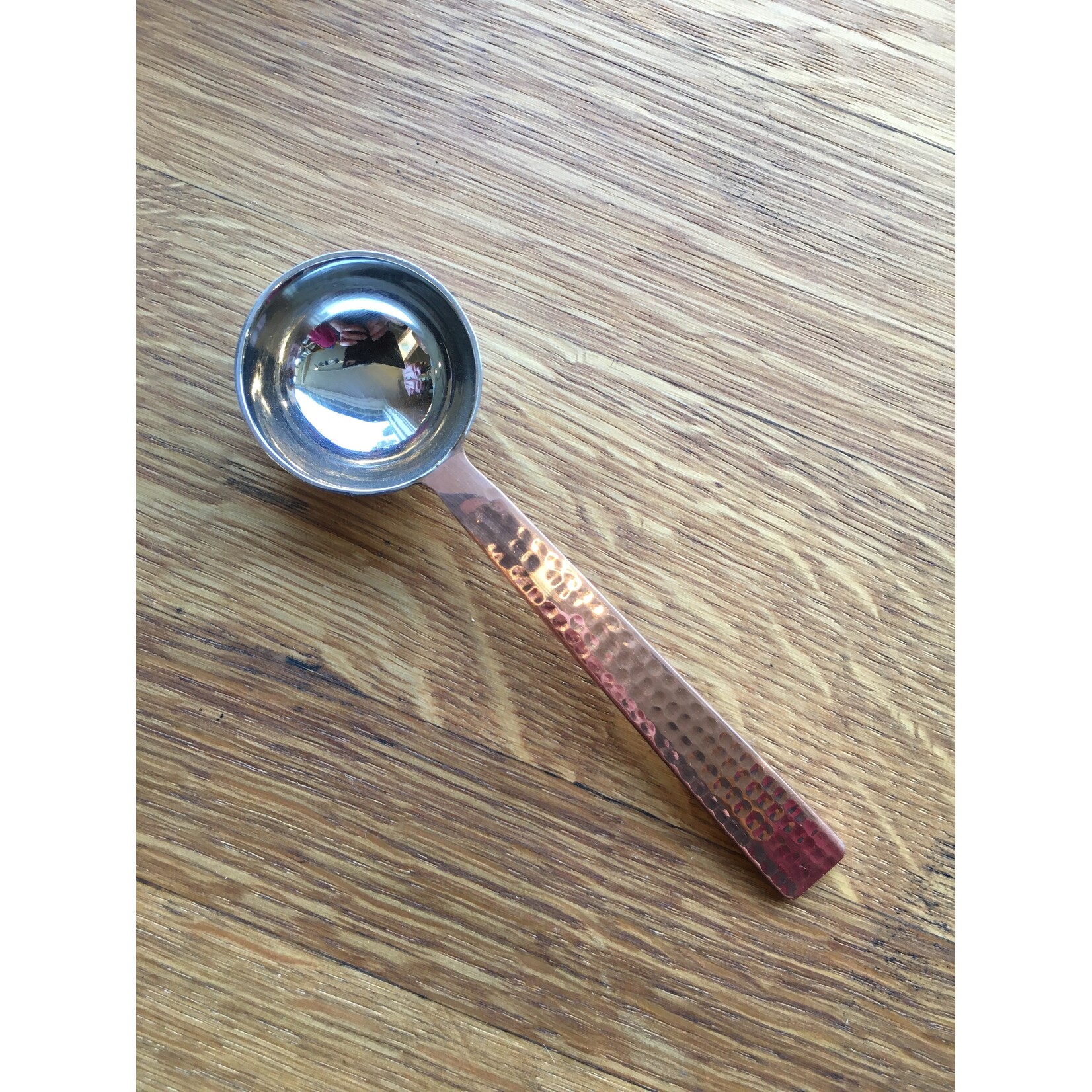 Copper & Silver Coffee & Tea Scoop
