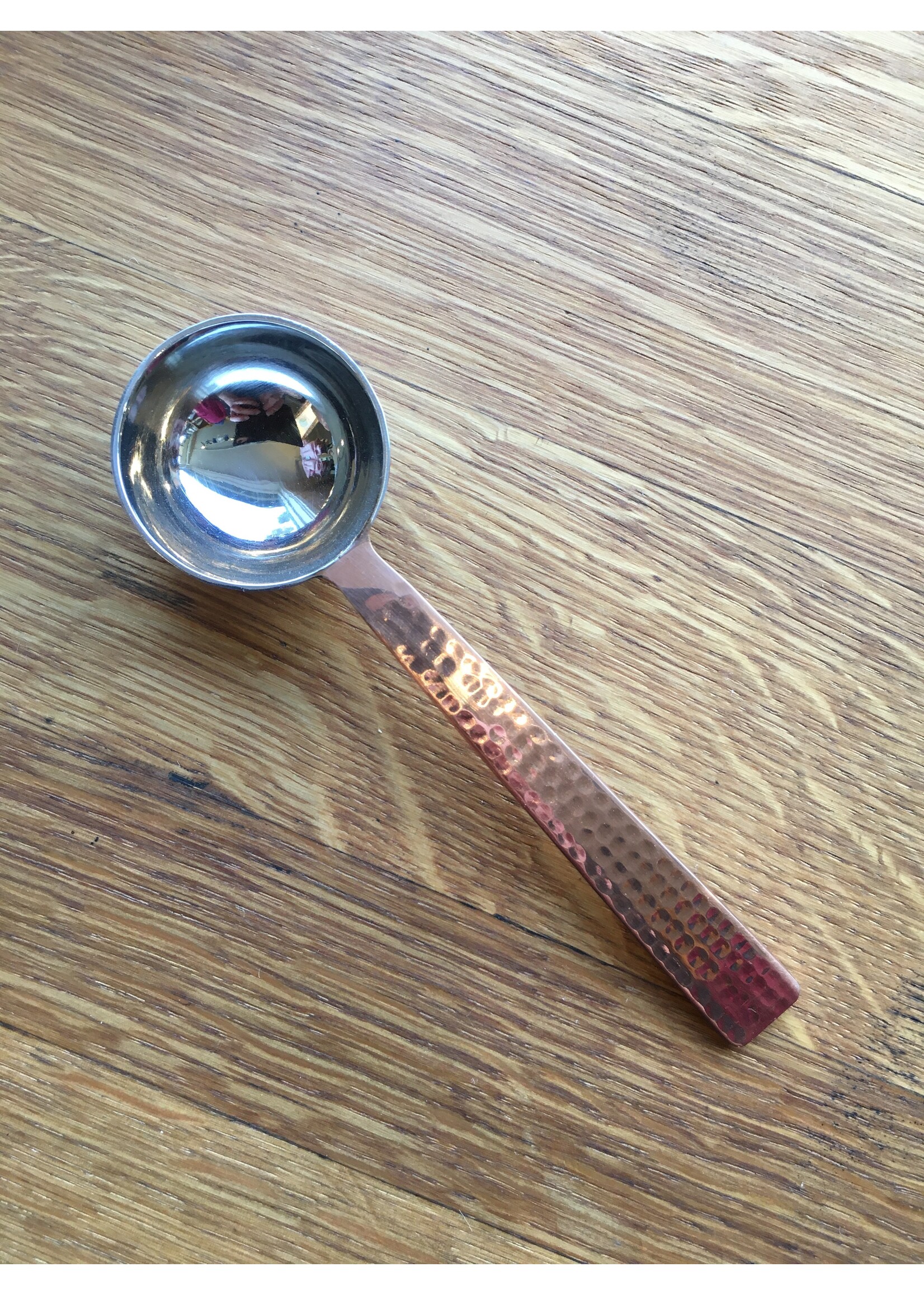 Copper & Silver Coffee & Tea Scoop