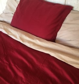 Duvet Cover Ruby Red Full/Queen