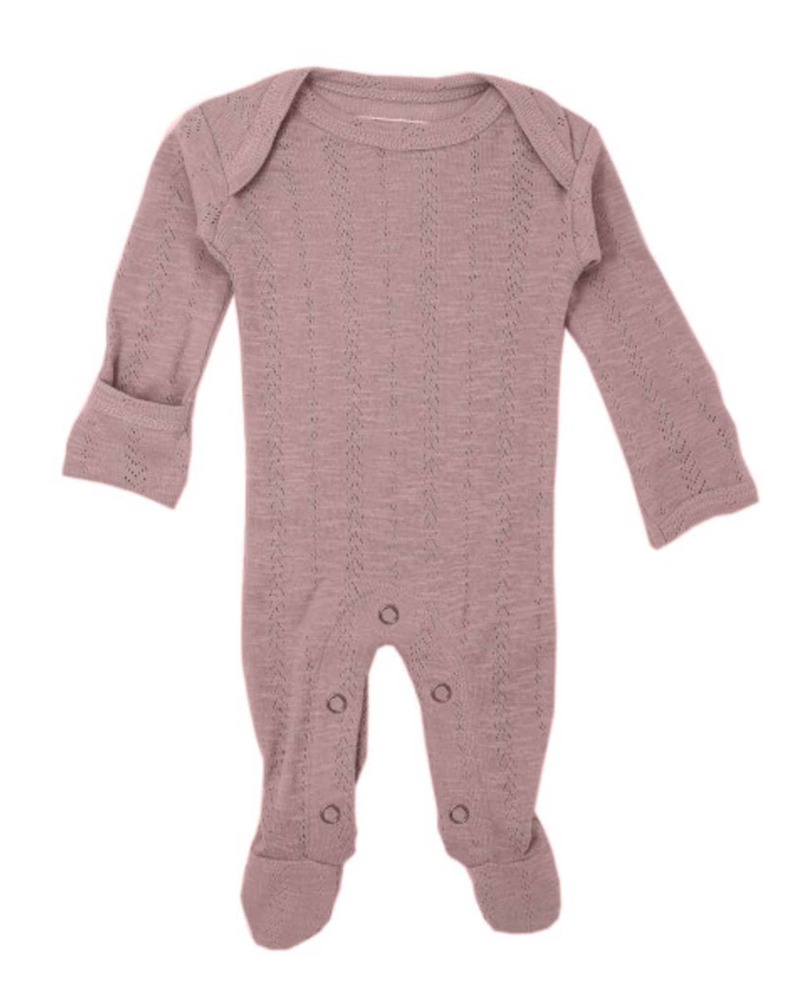 L'oved Baby Pointelle Footie Thistle