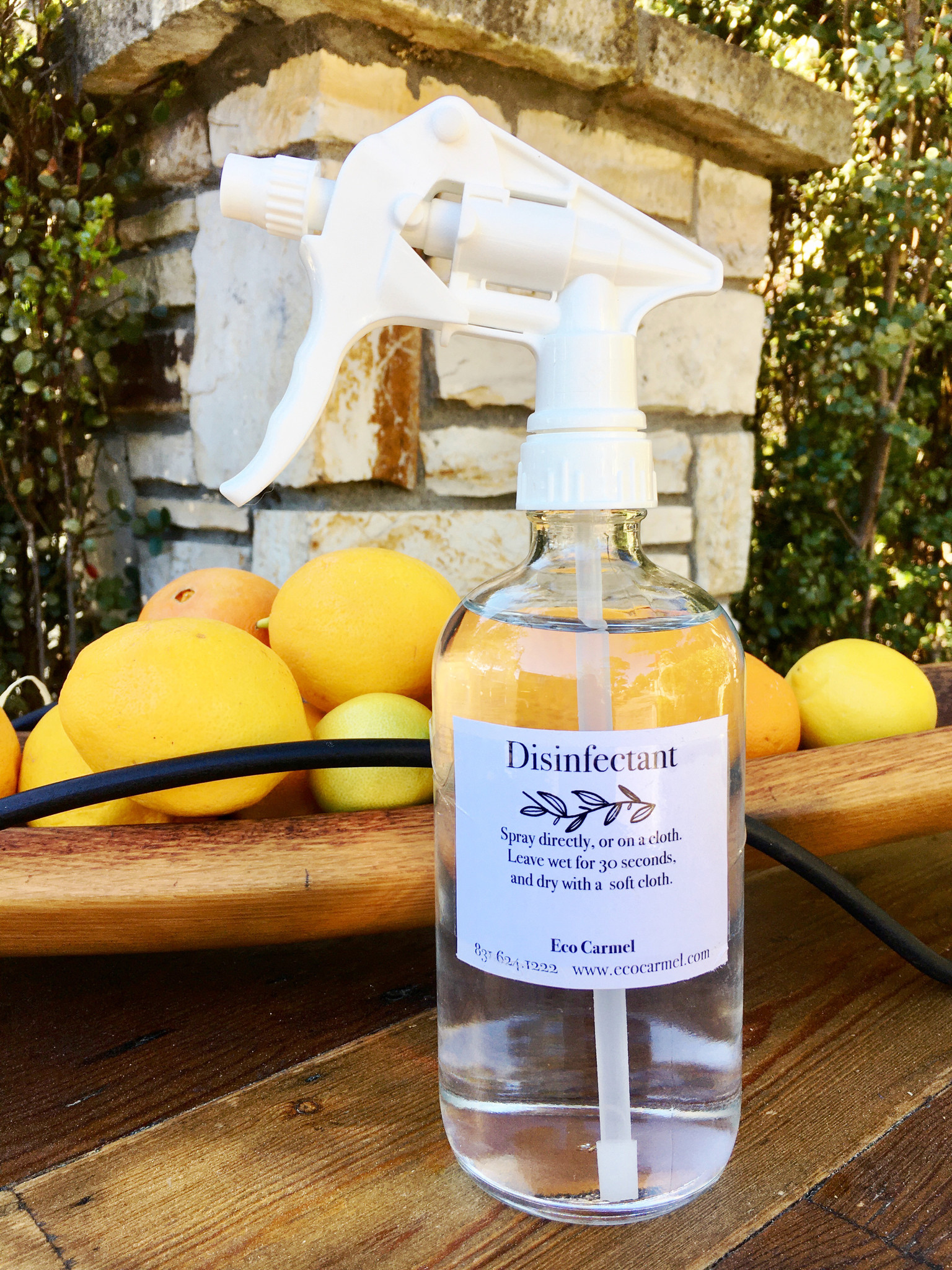 16oz Organic Disinfectant Solution Eco Carmel