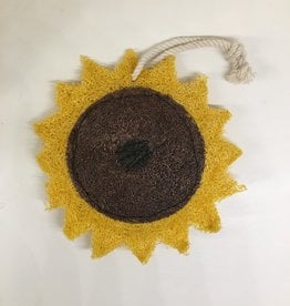 Loofah-Art Loofah  Scrubber - Sunflower