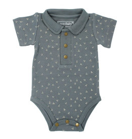 L'oved Baby Polo Bodysuit Moonstone Dots