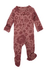 L'oved Baby Zipper Footie What in Carnation?