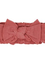 L'oved Baby Smocked Tie Headband Sienna