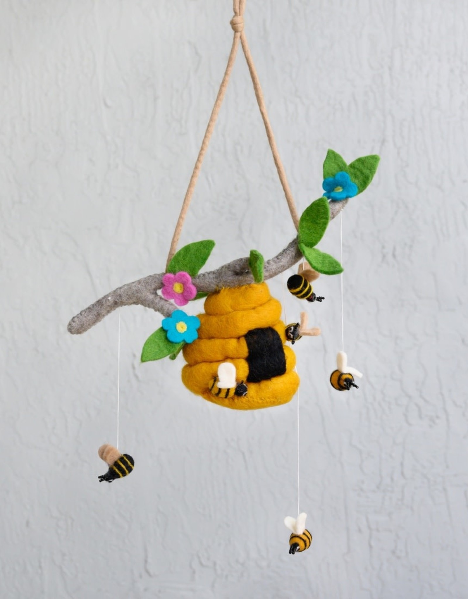 The Winding Road Wool Mobile - Bees