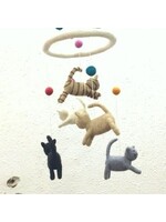 The Winding Road Wool Mobile - Cats