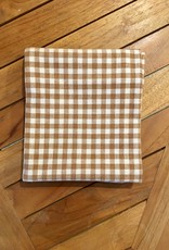 Organic Dish Towel Gingham Check Cafe