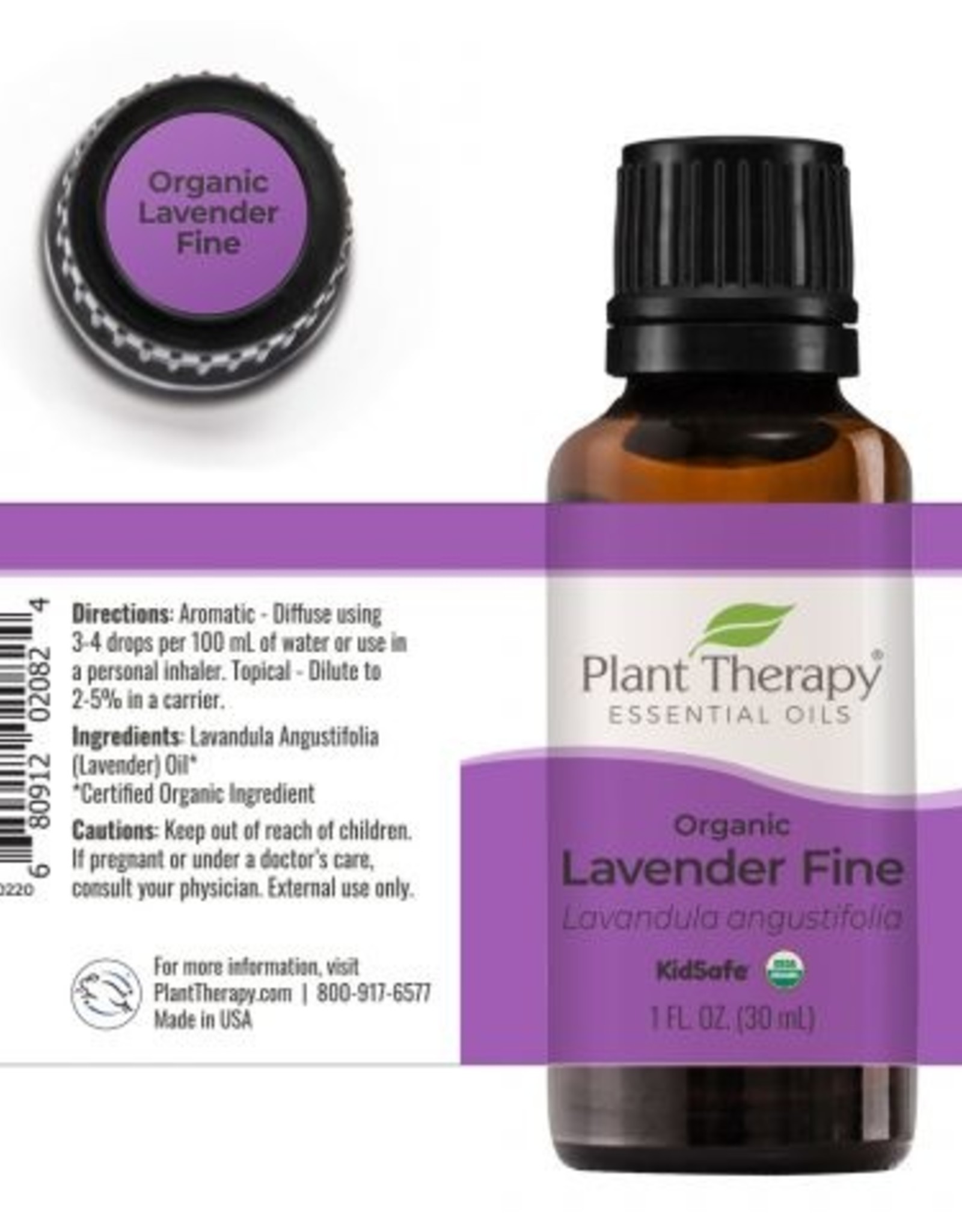 Plant Therapy Organic Lavender Fine 30ml