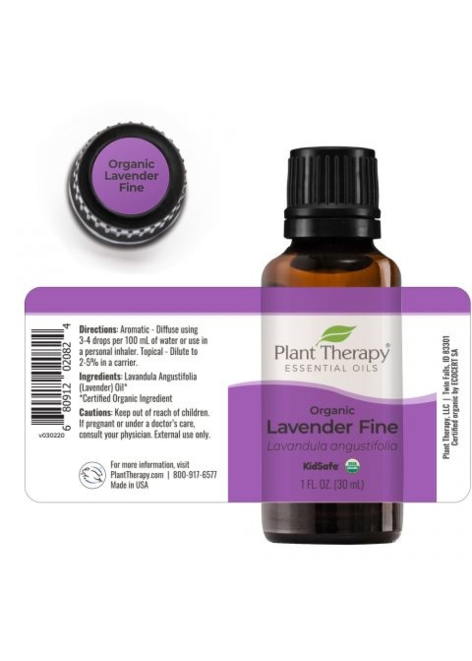 Plant Therapy Organic Lavender Fine 30ml