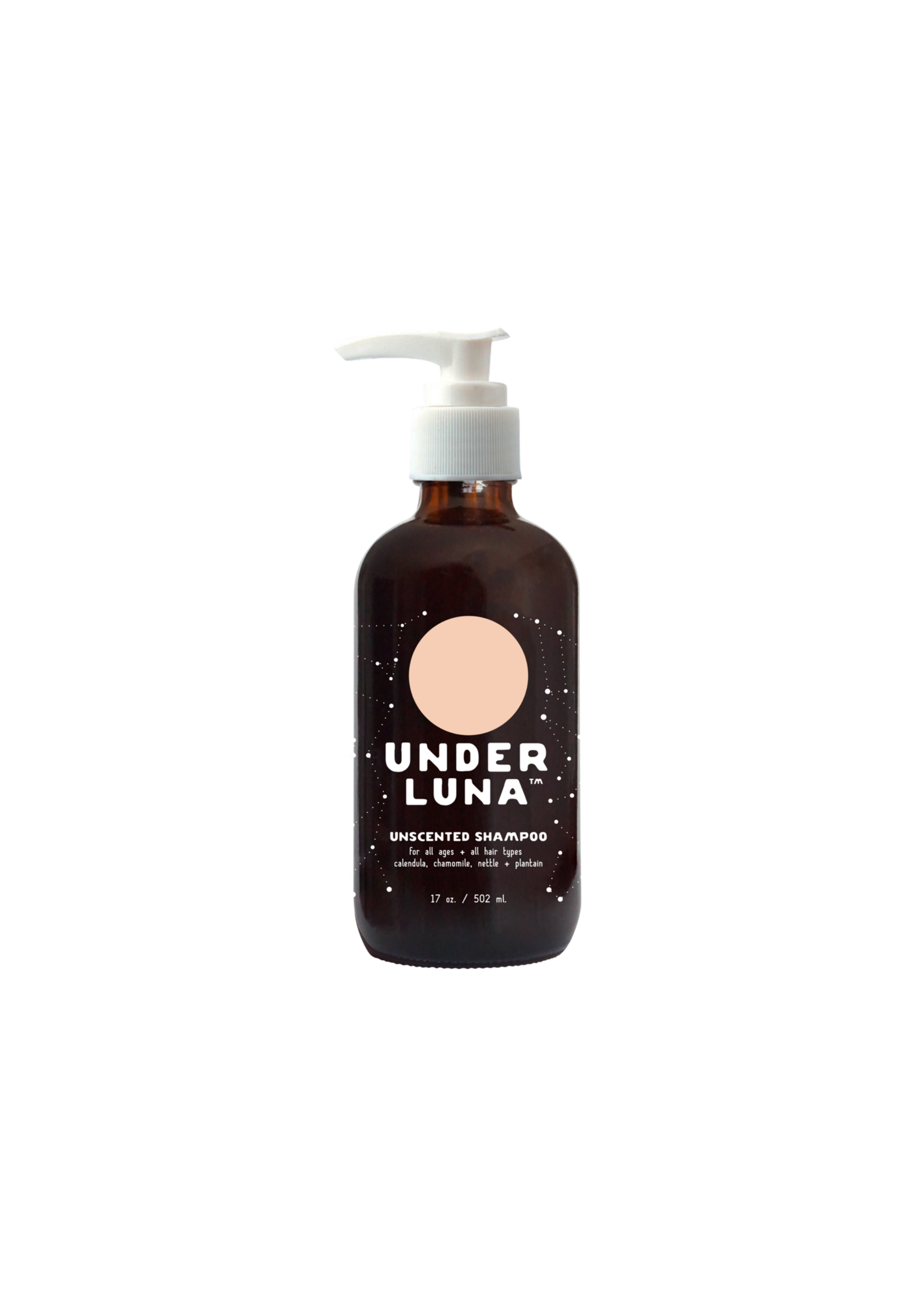 Under Luna Holistic & Handcrafted Shampoo 9.5oz Luna Clear (Formerly Unscented)