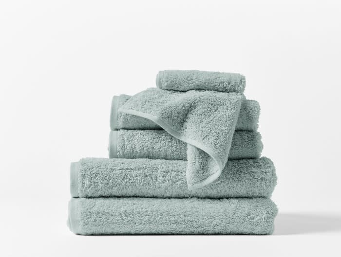 Loom + Forge Modern Turkish Cotton Bath Towel, Color: Cement