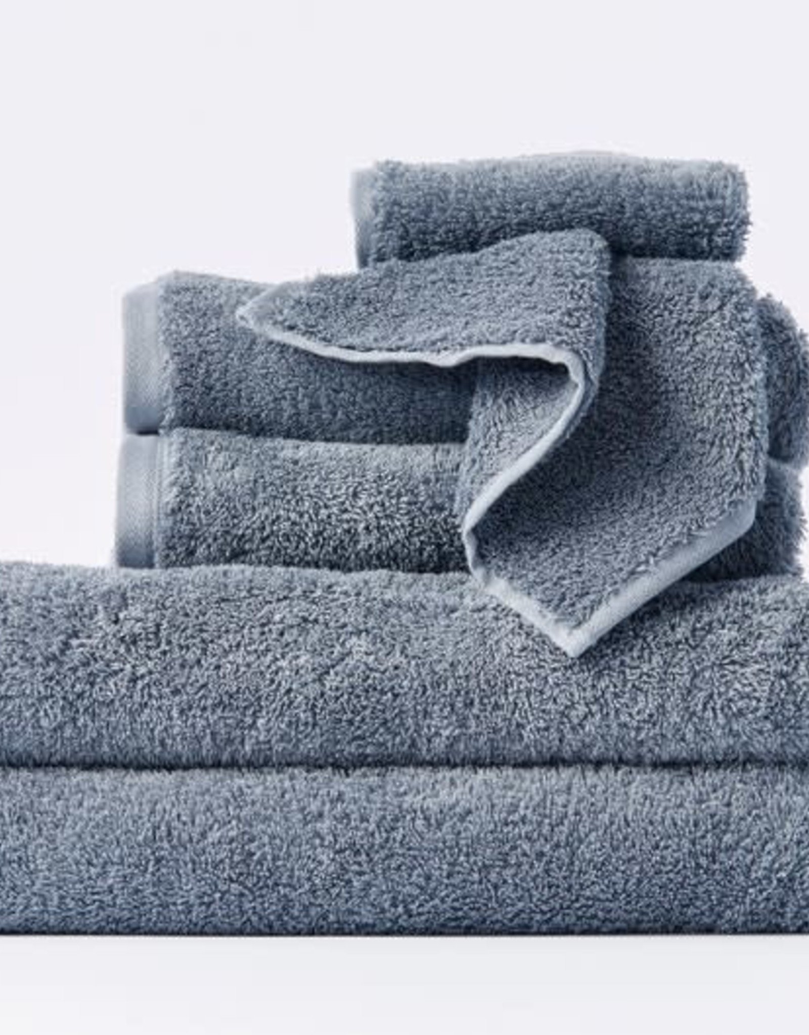 Cloud Loom Towels Steel Blue - Eco Carmel