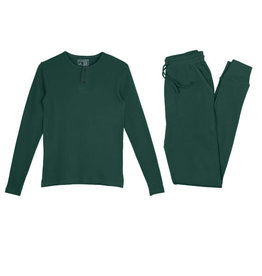 L'oved Baby Men's Thermal Lounge Set Pine