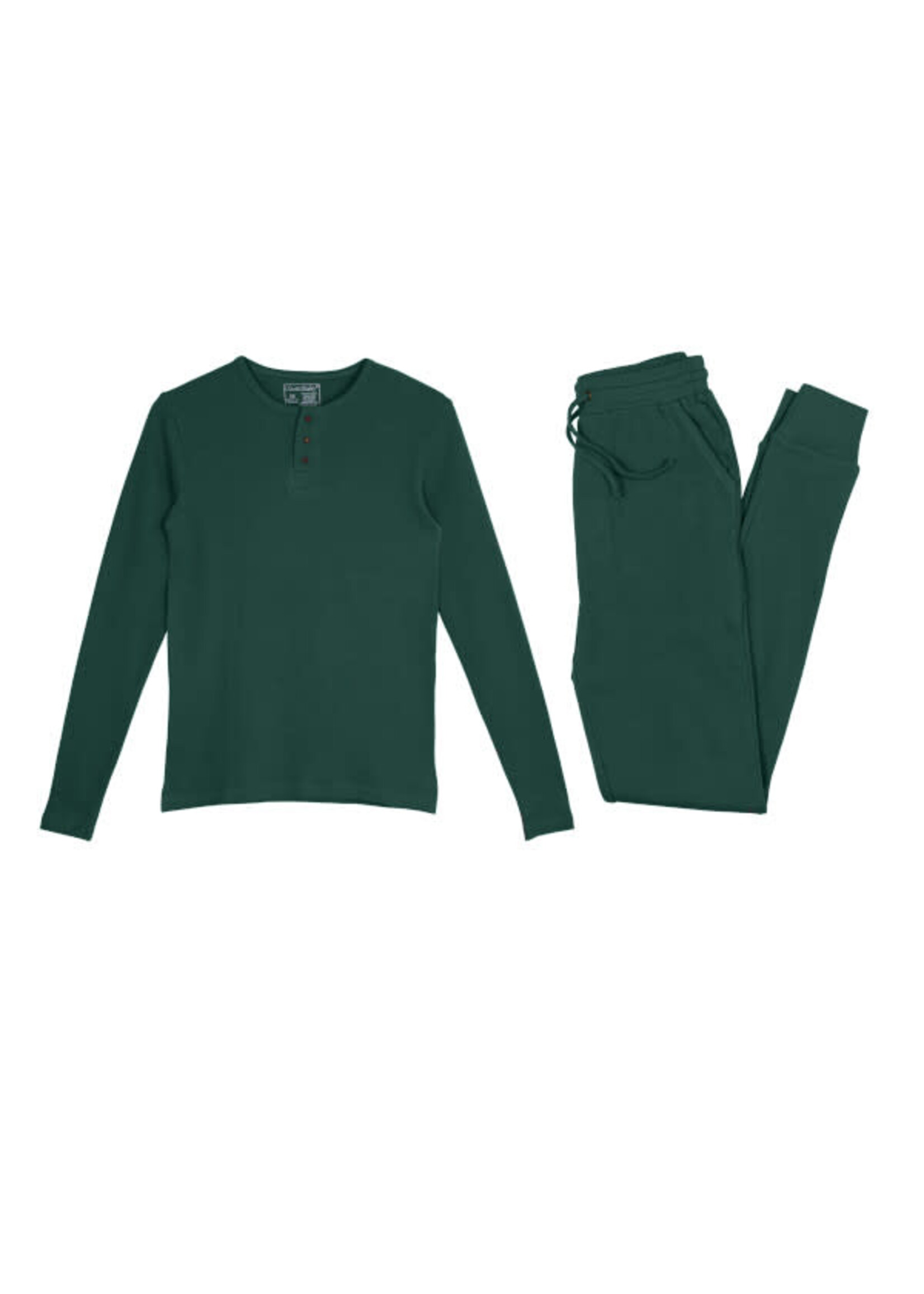 L'oved Baby Men's Thermal Lounge Set Pine