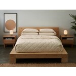 Diamond Stitched Organic Cotton Comforter Undyed