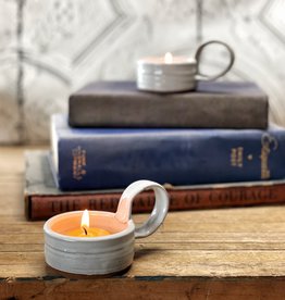 Gravesco Ceramic Tea Light Candle Holder with Handle