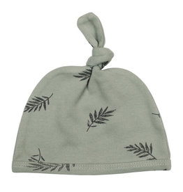 L'oved Baby Top Knot Hat Seafoam Fern