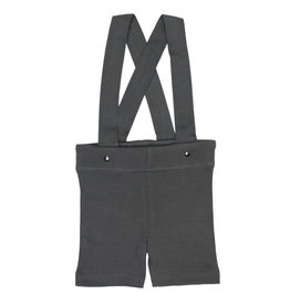 L'oved Baby Suspender Shorts Gray