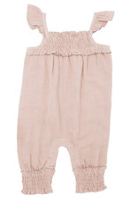L'oved Baby Muslin Sleeveless Romper Rosewater