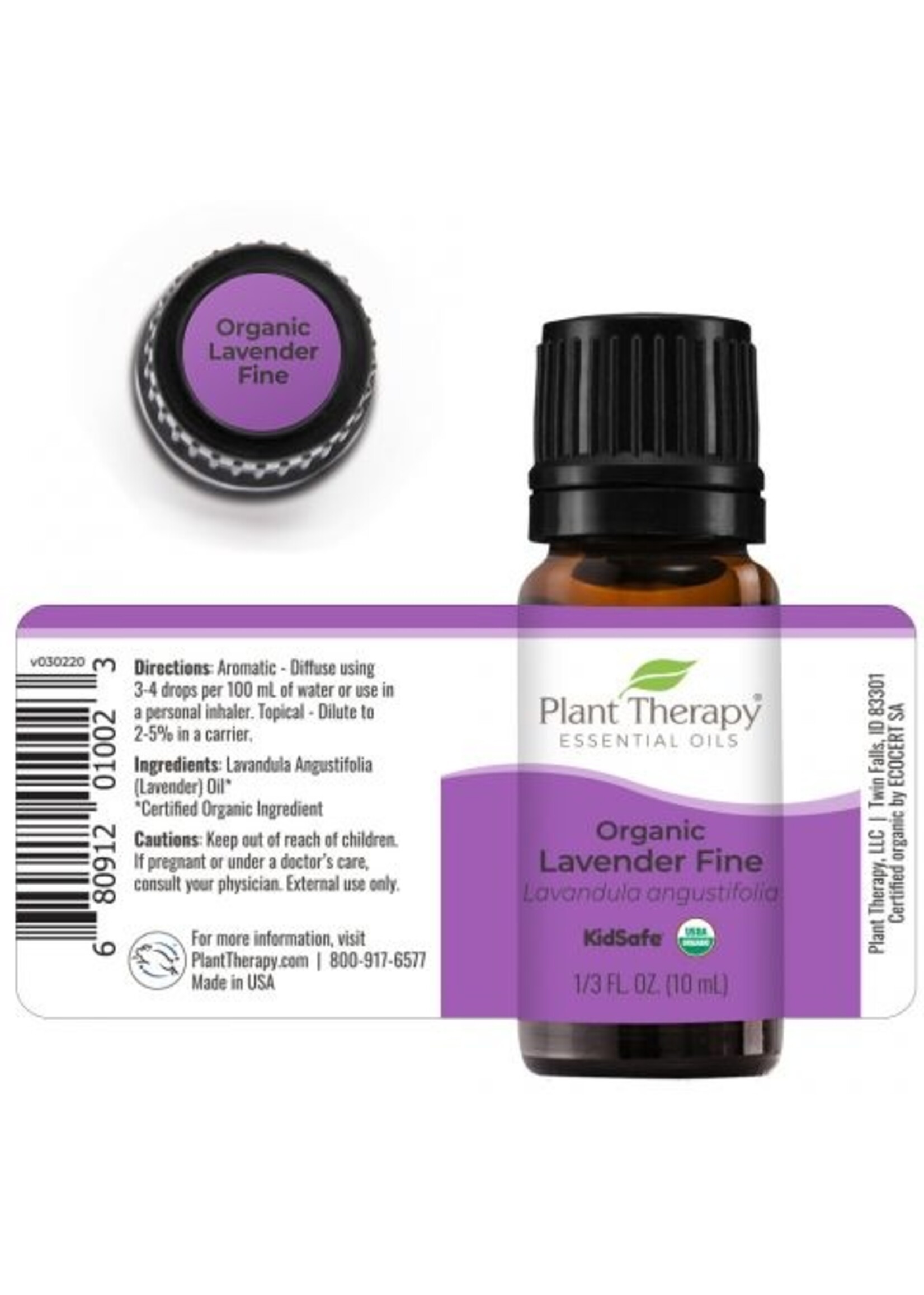 Plant Therapy Organic Lavender Fine 10ml