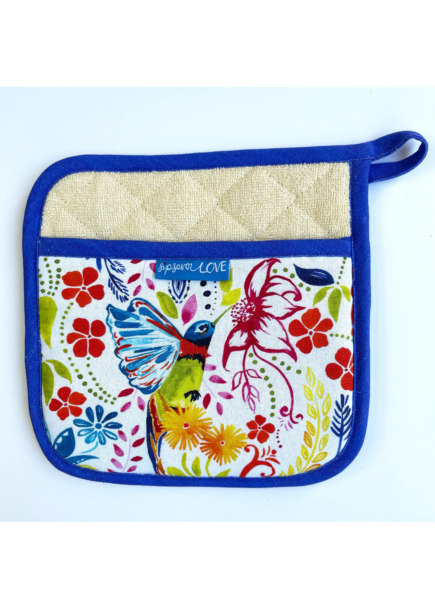 SIP Goods Happy Hummingbird Potholder