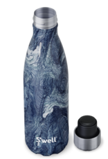 Stainless Steel Water Bottle 17oz - Azurite Marble