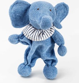 Flat Elephant Toy - Blue