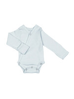 L'oved Baby Long Sleeve Kimono Bodysuit - Moonbeam