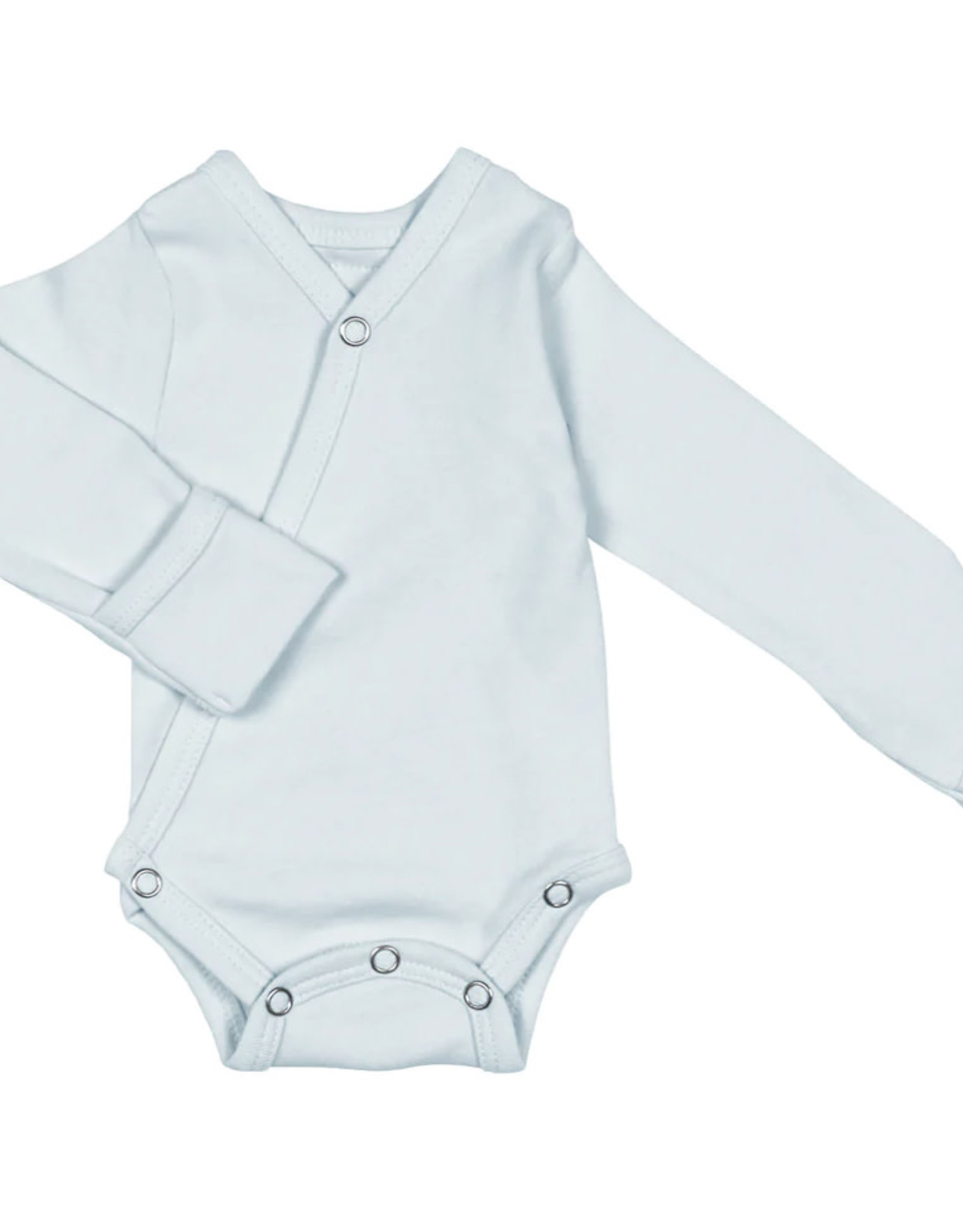 L'oved Baby Long Sleeve Kimono Bodysuit - Moonbeam