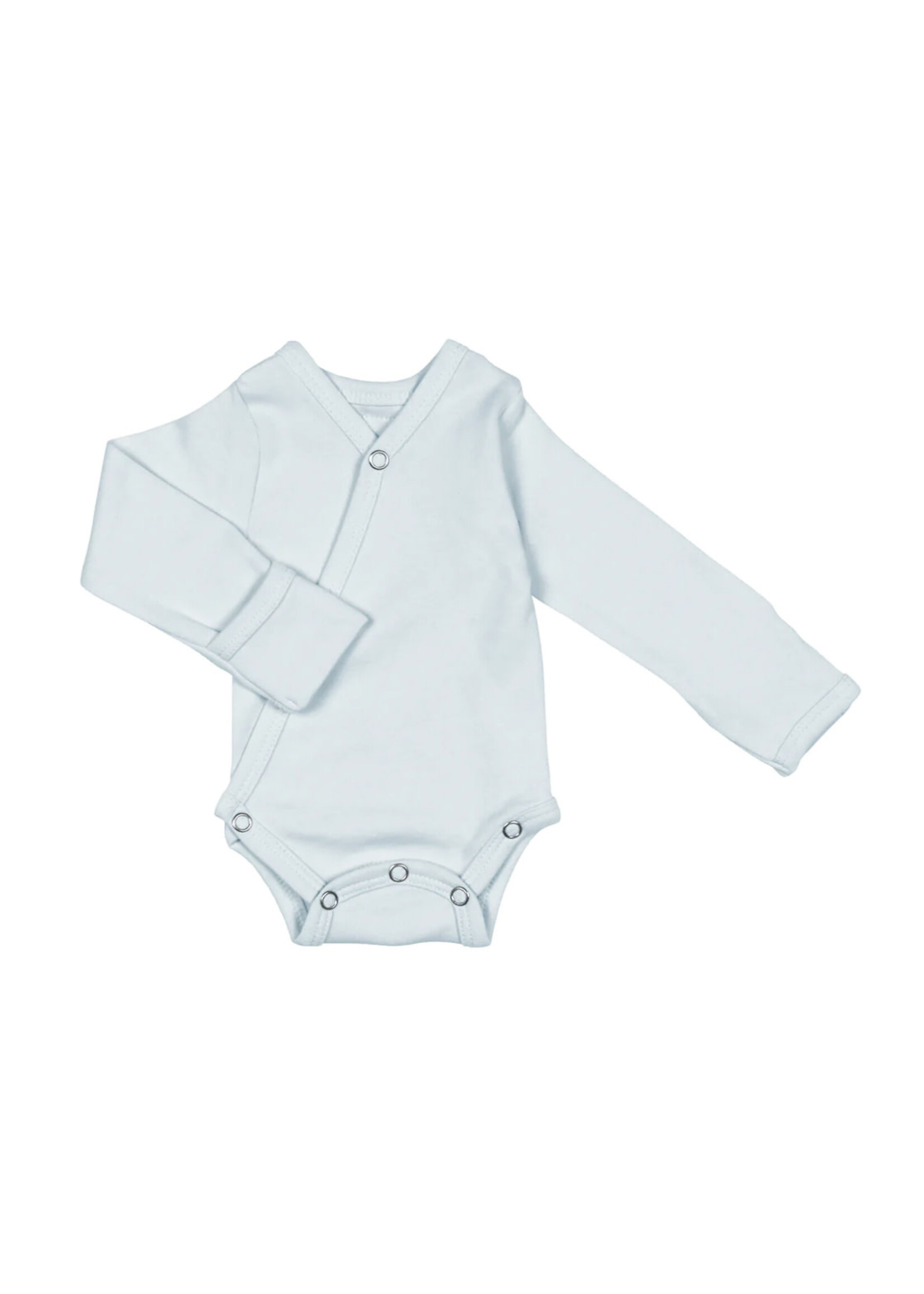 L'oved Baby Long Sleeve Kimono Bodysuit - Moonbeam