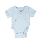 L'oved Baby Short Sleeve Kimono Bodysuit - Moonbeam