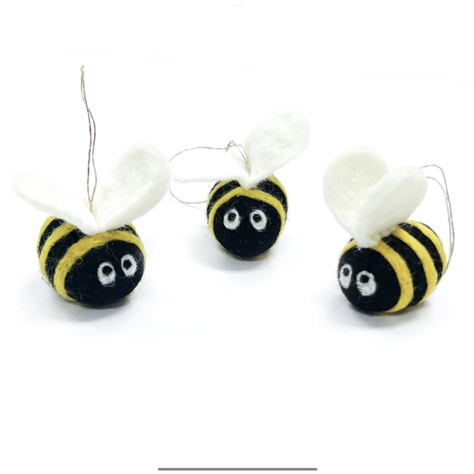 Friendsheep Wool Busy Bee Ornament