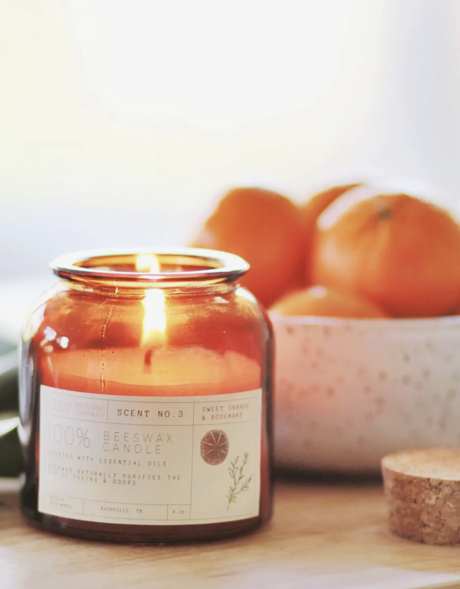 Cozy Beeswax Candles