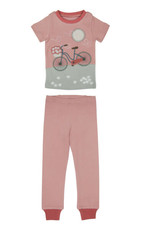 L'oved Baby Appliqué Short Sleeve PJ Set -  Bicycle