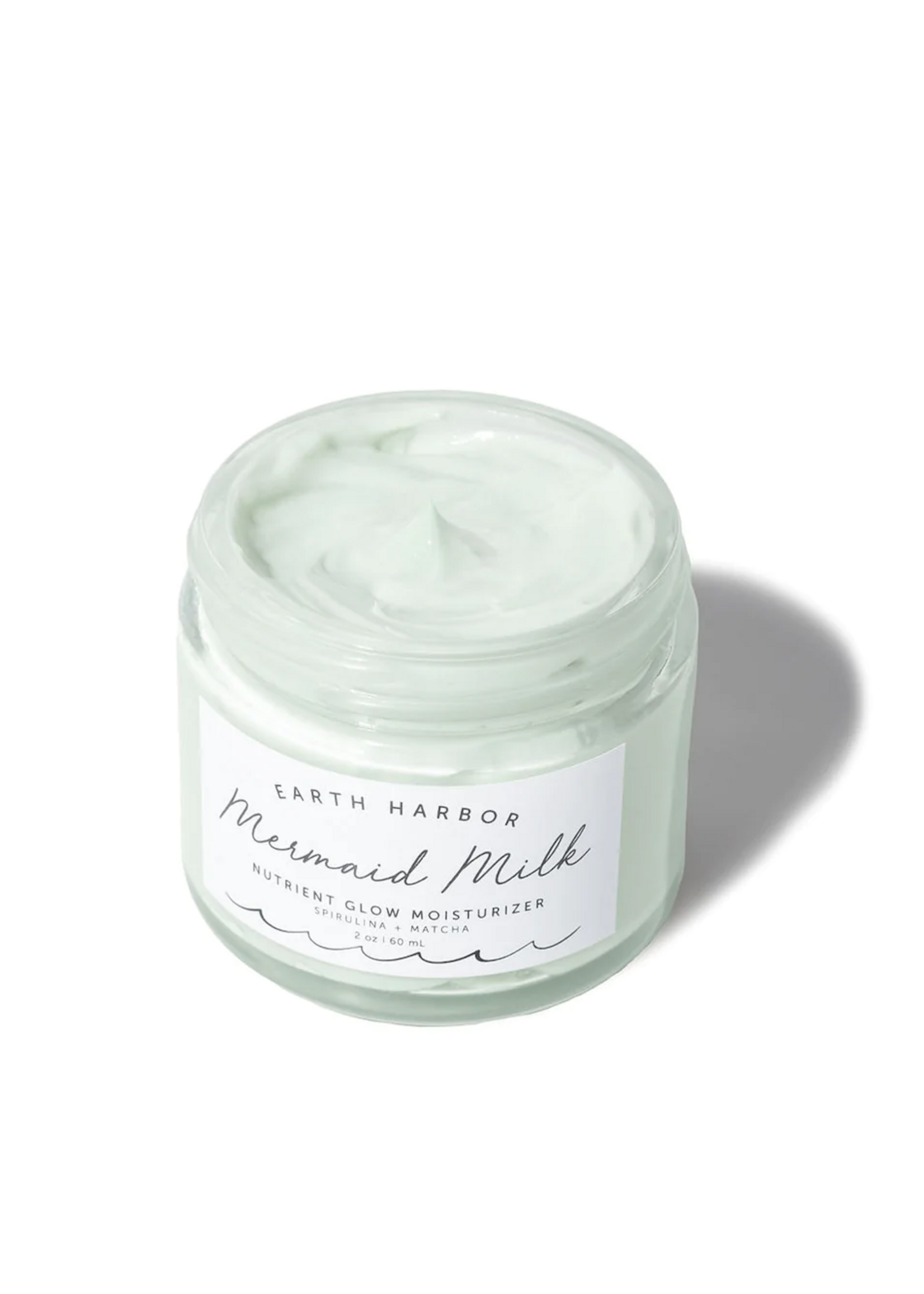 Earth Harbor Mermaid Milk Superfood Moisturizer: Matcha + Spirulina