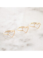 Favor Jewelry Open Heart Ring