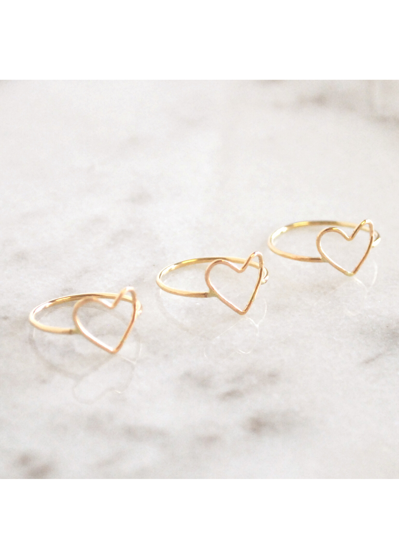 Favor Jewelry Open Heart Ring