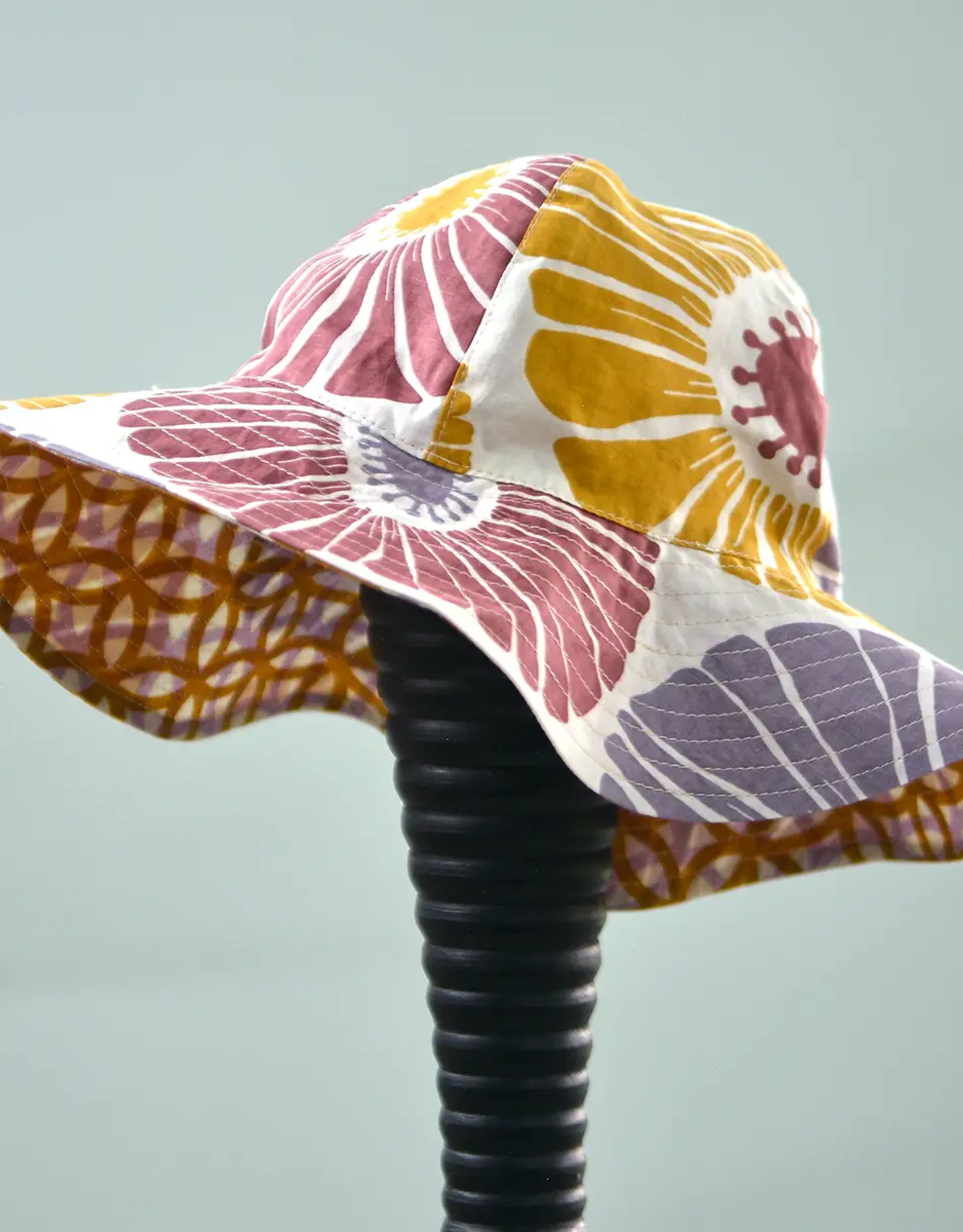 Scrappy Sun Hat- Mulberry Mauve