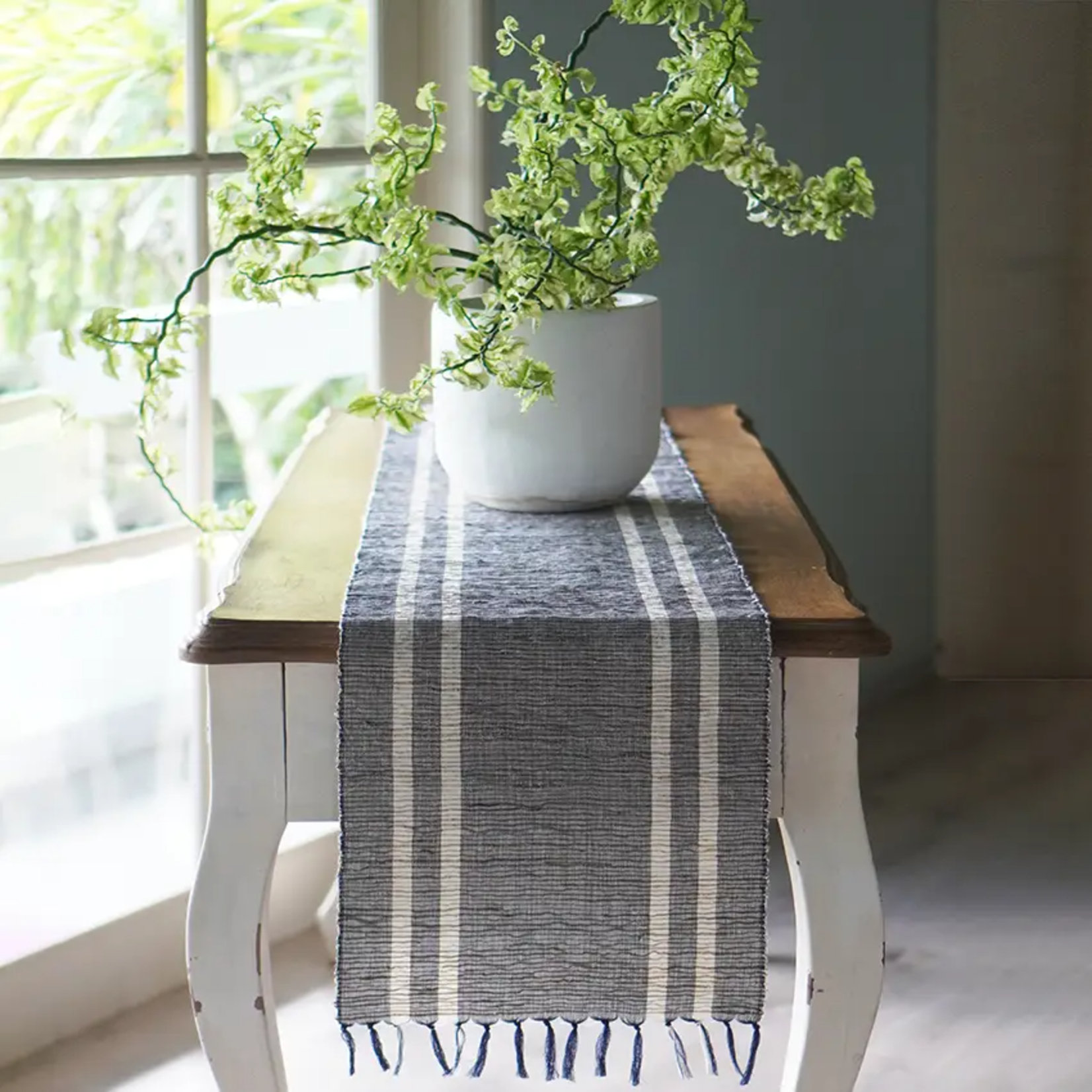 Vetiver Table Runner - Blue Ocean
