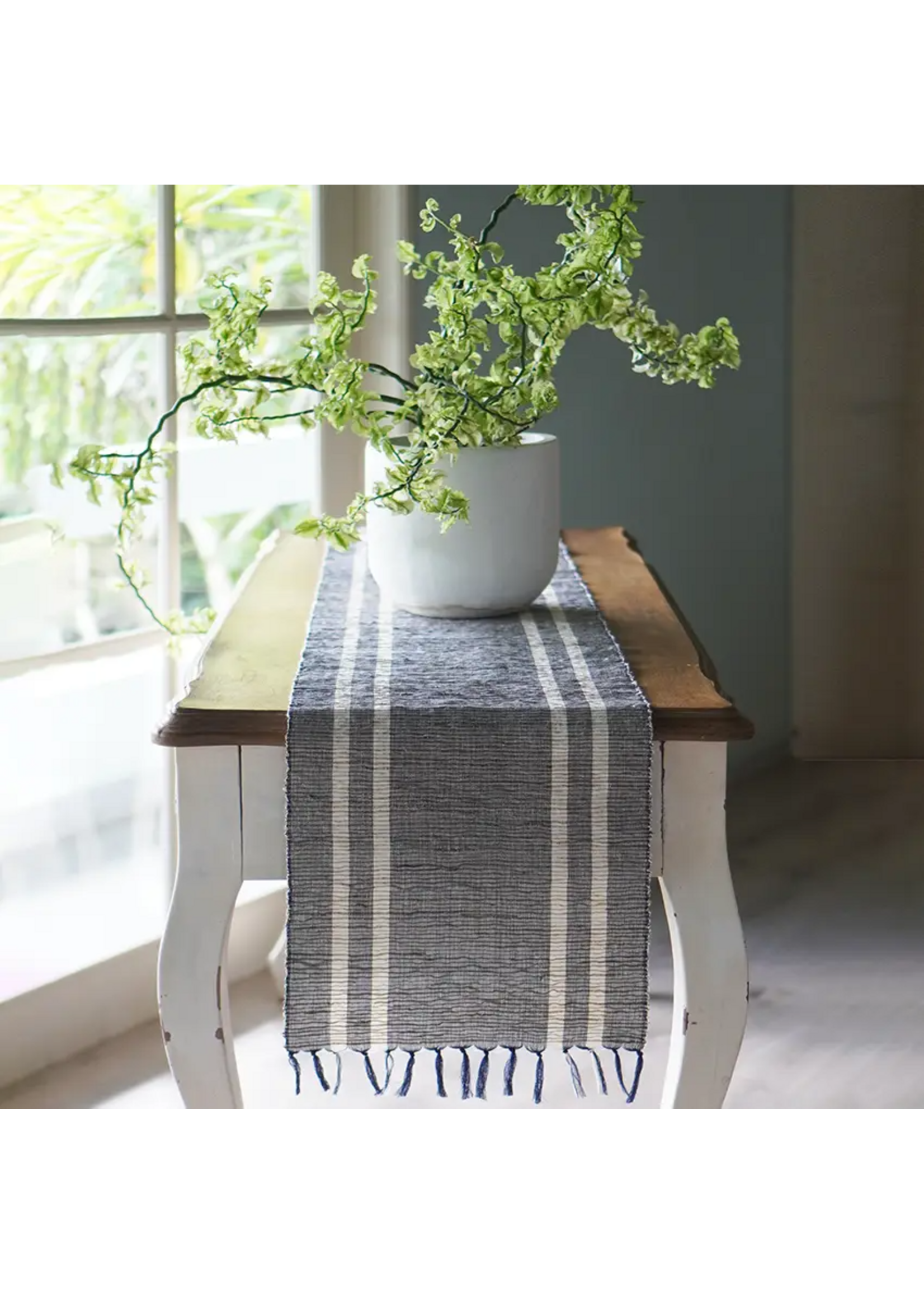 Vetiver Table Runner - Blue Ocean