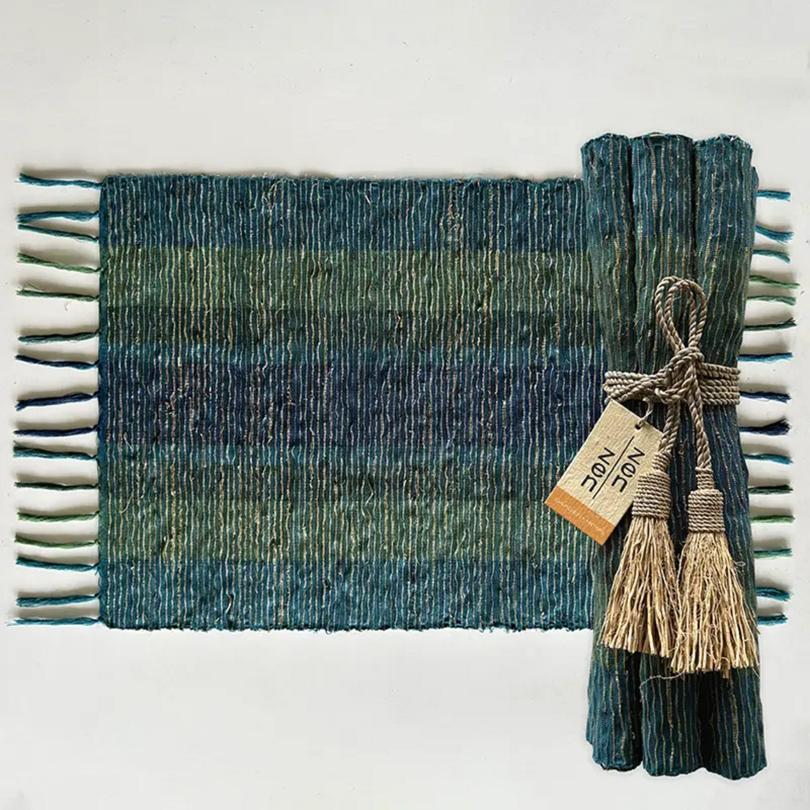 Vetiver Placemat Set of 6 - Deep Forest