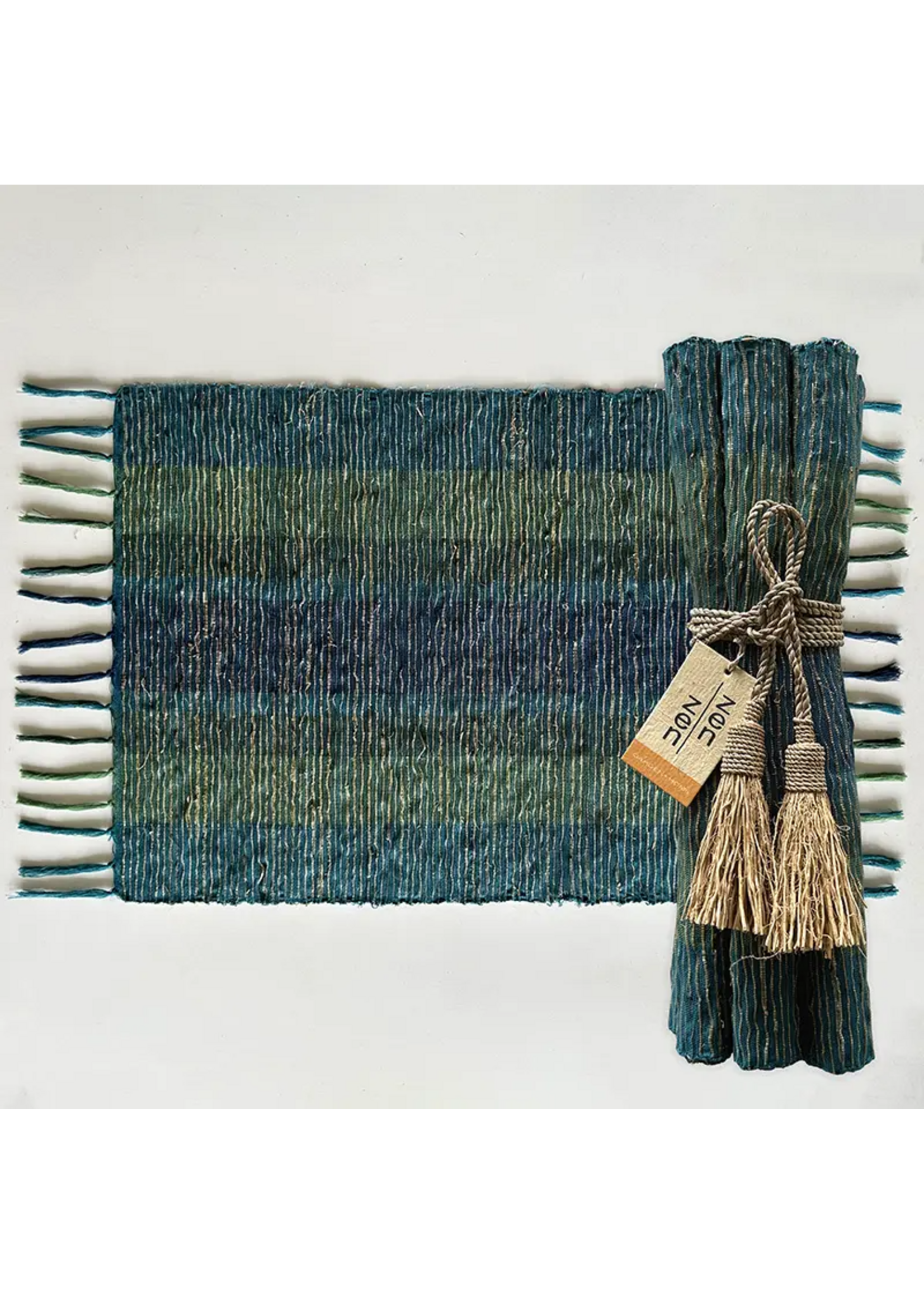Vetiver Placemat Set of 6 - Deep Forest