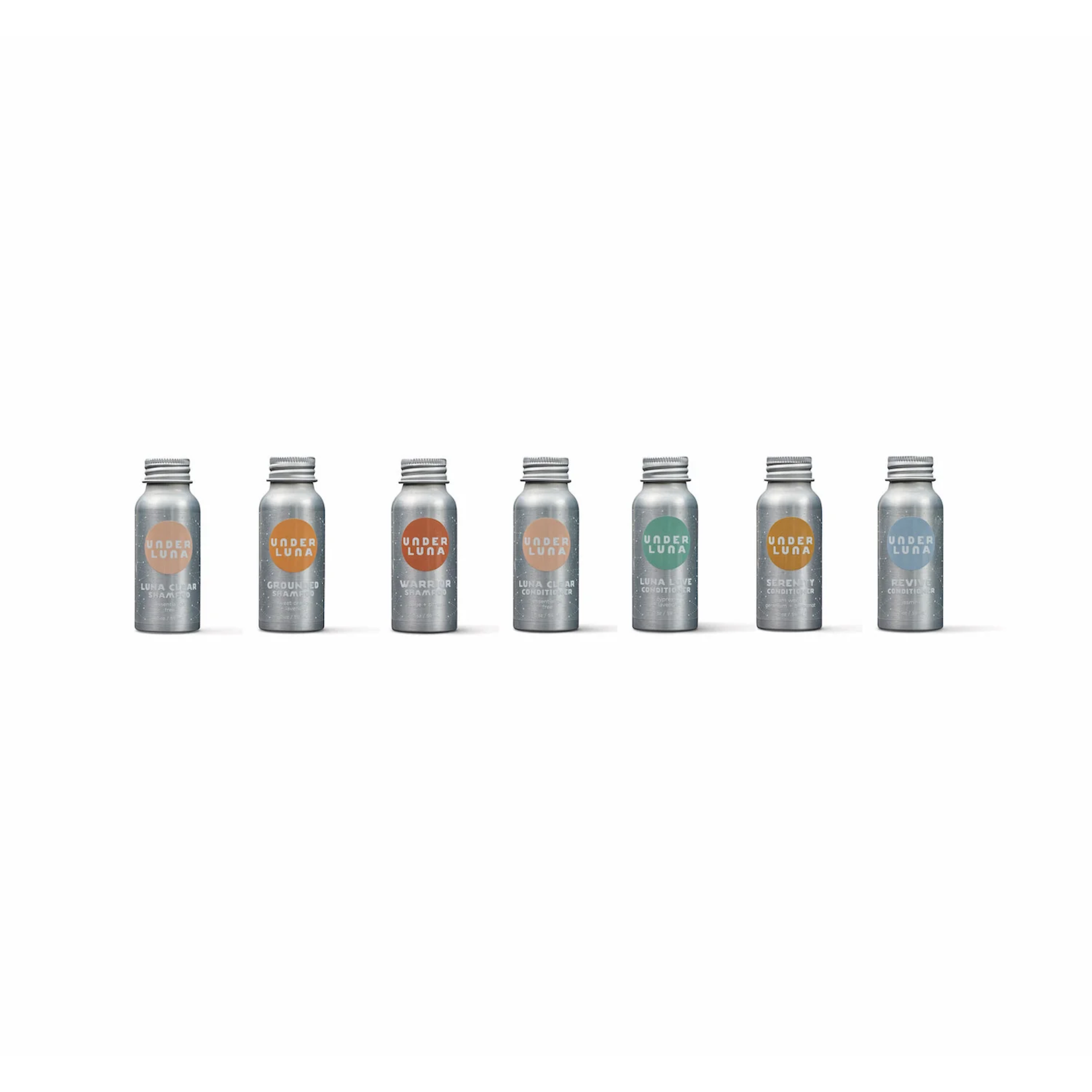 Under Luna 2oz Trial Size Hair Care in Aluminum
