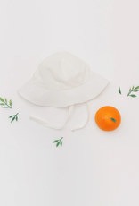 White Poplin Sun Hat