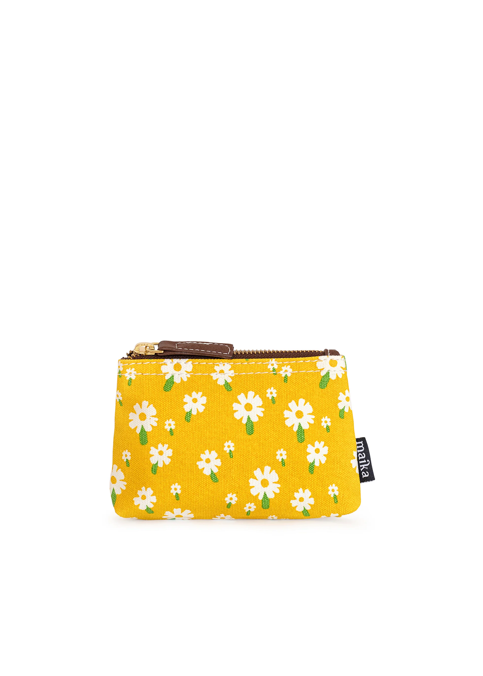 Maika Goods Reclaimed Cotton Canvas Pouch Small Carmel